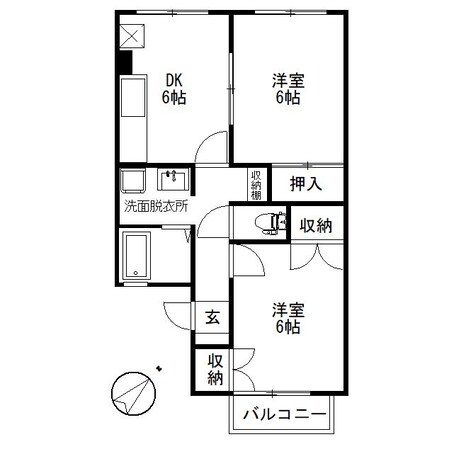 メゾン邑美野Ⅱの物件間取画像